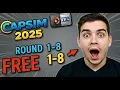 990 CapSim Round 1 to 8 Answers - Step by Step Capsim Guide