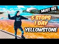 Yellowstone National Park What To See In One Day Fastest Route