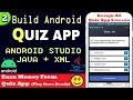 Quiz App Android Studio Android Quiz App Tutorial Part - 2