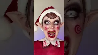 Something Is Wrong With My Elf On The Shelf Christmas Horror Makeup Makeup Elfontheshelf 