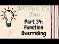 Function Overriding in C Introduction to Programming with C Part 34