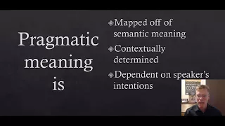 A Brief Introduction to Pragmatics vs Semantics