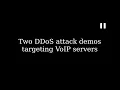 Demonstrating the difference between volumetric DDoS and application-layer DDoS attacks