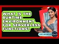 What Is The Runtime Environment For Serverless Functions - Server Logic Simplified