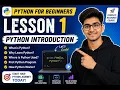 Python Programming for Beginners Lesson 1 Introduction to Python