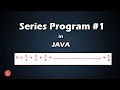 How to print number Series in Java Series Program in JAVA BluejCode
