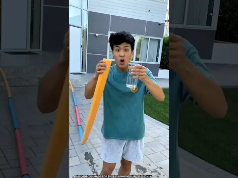 Jack Sent Water Through a Pool Noodle! 😂💦#shortvideo #shortsfeed #youtubeshorts #viralvideo #shorts
