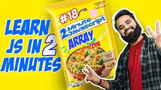 Arrays Methods in JavaScript 2 Minute JS JavaScript Tutorials in Hindi Part 18