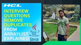 Hcl interview Questions remove duplicates from ArrayList Core java interview questions