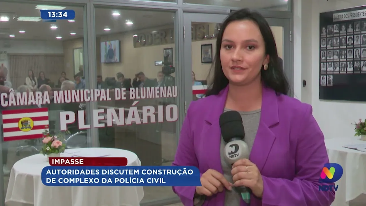 Autoridades discutem construção de Complexo da Polícia Civil em Blumenau