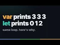 Why Your Loop Prints 3 3 3 var vs let in JavaScript