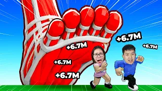 +1 Tốc Độ Chạy Thoát Khỏi Người Khổng Lồ Trong ROBLOX +1 SPEED VS GIANT Cùng bqThanh và Ốc