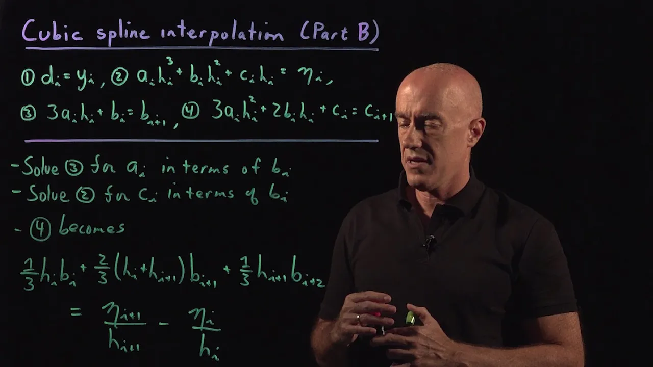 Cubic Spline Interpolation (Part B) | Lecture 45 | Numerical Methods for Engineers