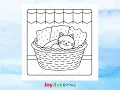 Cozy Cat Moments Coloring Pages Bold Easy Cat Printable 10 Kawaii Cat Coloring for Kids and Adults
