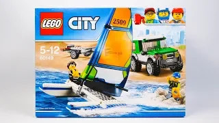 Lego 60149 City 4X4 with Catamaran Speed Build