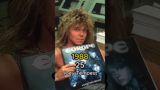 Europe 1988 Nostalgic 80smusic Glamrock Sweden Norway Thenandnow Nostalgia Finalcountdown 