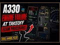 A330 Engine Failure ECAM Procedure Real Airbus Pilot
