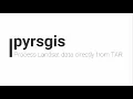 - Process Landsat Data Without Extracting From TAR
