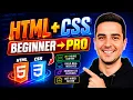 HTML CSS Full Course 2026 Beginner to Advanced Build Real Websites Get Hired