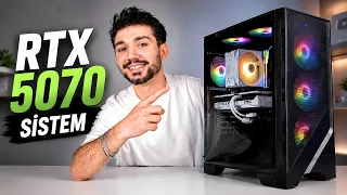 SİZE F/P EFSANE RTX 5070 BİLGİSAYAR TOPLADIM