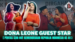 DONA LEONE GUEST STAR PENTAS SENI HUT KEMERDEKAAN DI KAMPUNG KELAHIRAN TULUNGAGUNG | VIRAL