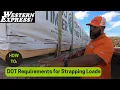 What DOT Requires When Strapping a Load