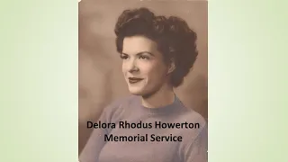 Delora Howerton Memorial Service