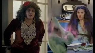 العفريتة غادة عادل تلقن حياة زوجة عادل إمام درسا كوميديا عفاريت عدلي علام 