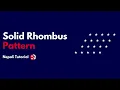 Solid Rhombus Pattern in Java Learn Java 2024 Nepali Tutorial
