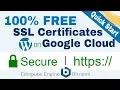 Setup Free SSL for WordPress on Google Cloud Bitnami Latest