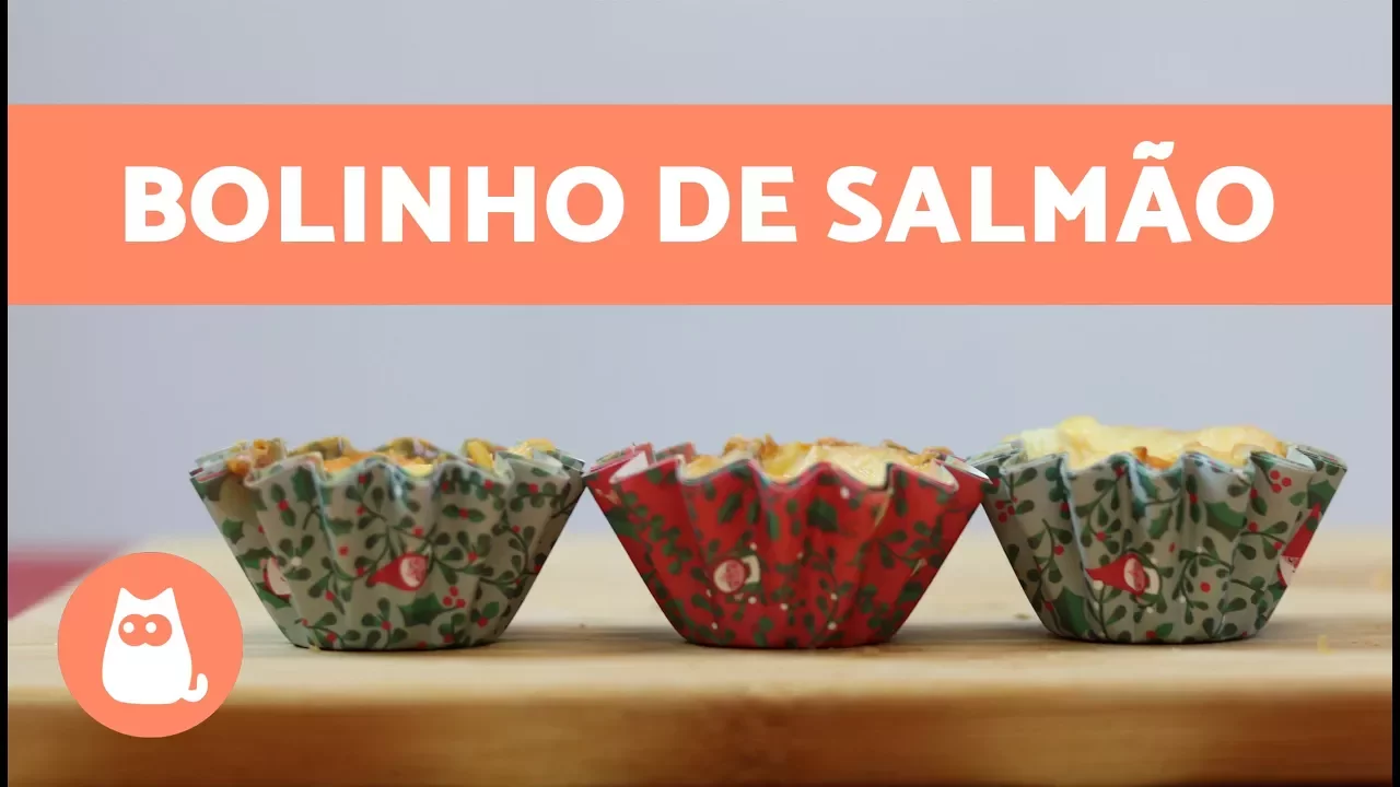 CUPCAKE PARA GATOS: RECEITA CASEIRA DE SALMÃO