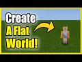 Download Lagu How to Make a FLAT World in Minecraft on Bedrock Edition (PS4, PS5, Xbox, Mobile, PC, Switch)