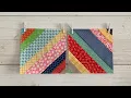 Sew Your Stash Series - 8 Scrappy Strings Block Tutorial