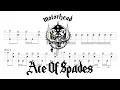 Download Lagu Motörhead – Ace Of Spades (🔴 Drum Notation | Tutorial) @chamisdrums Bass tabs on @ChamisBass