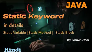 Static Keyword in Java Static Method Static Variable Static Block