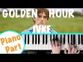 How to play GOLDEN HOUR - JVKE Piano Tutorial [chords accompaniment]