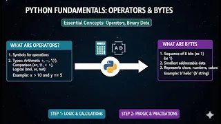 Data Types Part 5 Operators and Bytes in Python Why Encoding Matters