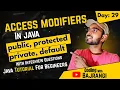 Lecture 29 Access Modifiers in Java public private protected default Complete Java in Hindi