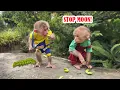 Download Lagu Monkey Bon Helps Moon After Worms Crawl All Over She in the Garden!