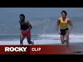 Download Lagu Rocky Balboa Trains with Apollo Creed | ROCKY III