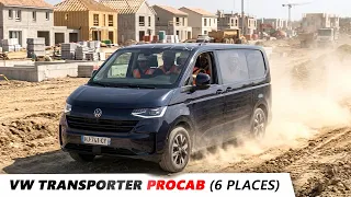 Essai VW Transporter T7 Procab 6 places 2026 TDI 50ch
