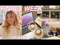 STUDY VLOG final exams week Fordham Uni productive realistic week in my life living in NYC