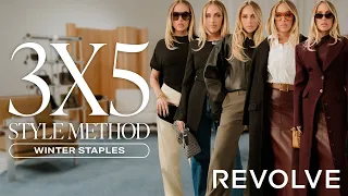 Elevate Your Fall Winter Wardrobe With Maeve Reilly 3x5 Styling Method REVOLVE
