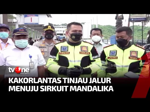 Kakorlantas Polri Lakukan Patroli di Gelaran MotoGP 2022
