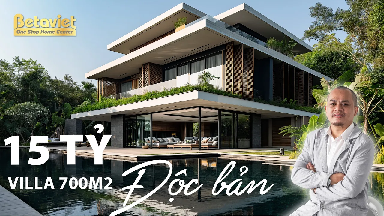Thiết kế villa nghỉ dưỡng 15 tỷ luxury hiện đại tại Quảng Ninh