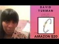David Yurman Inspired bracelet From Amazon Review