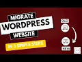 WordPress Migration Move Your Site in Minutes