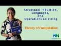 Recursive definition example structural induction languages and operations on string