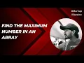 JavaScript Tutorial Find the Maximum Number in an Array Using Reduce Method Maestro