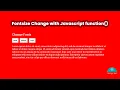 How to change website fontsize with Javascript
